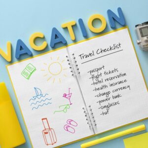 What to include in a travel packing checklist